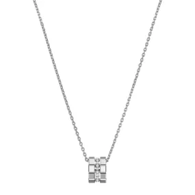 18ct White gold Chopard Ice Cube Mini Diamond Set Pendent