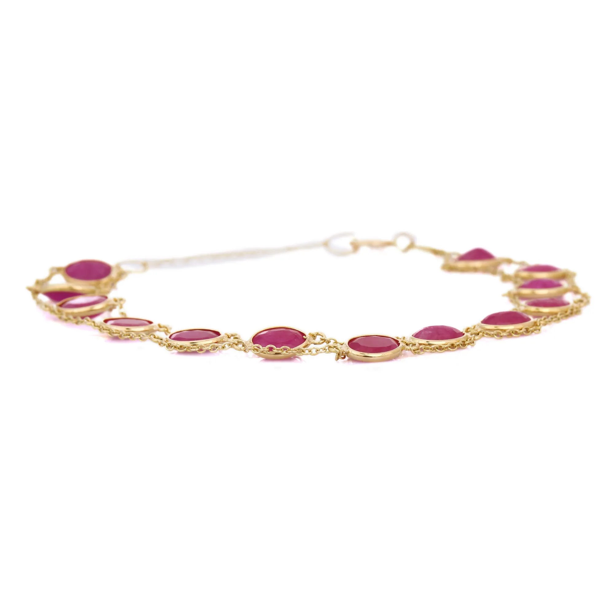 18K Natural Ruby Bracelet