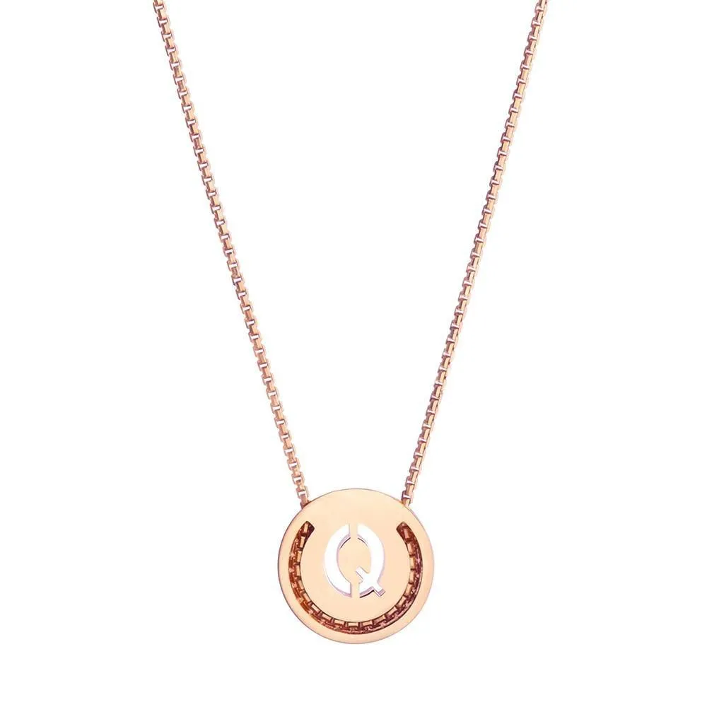 ABC's - Q 18K Gold Plated Necklace