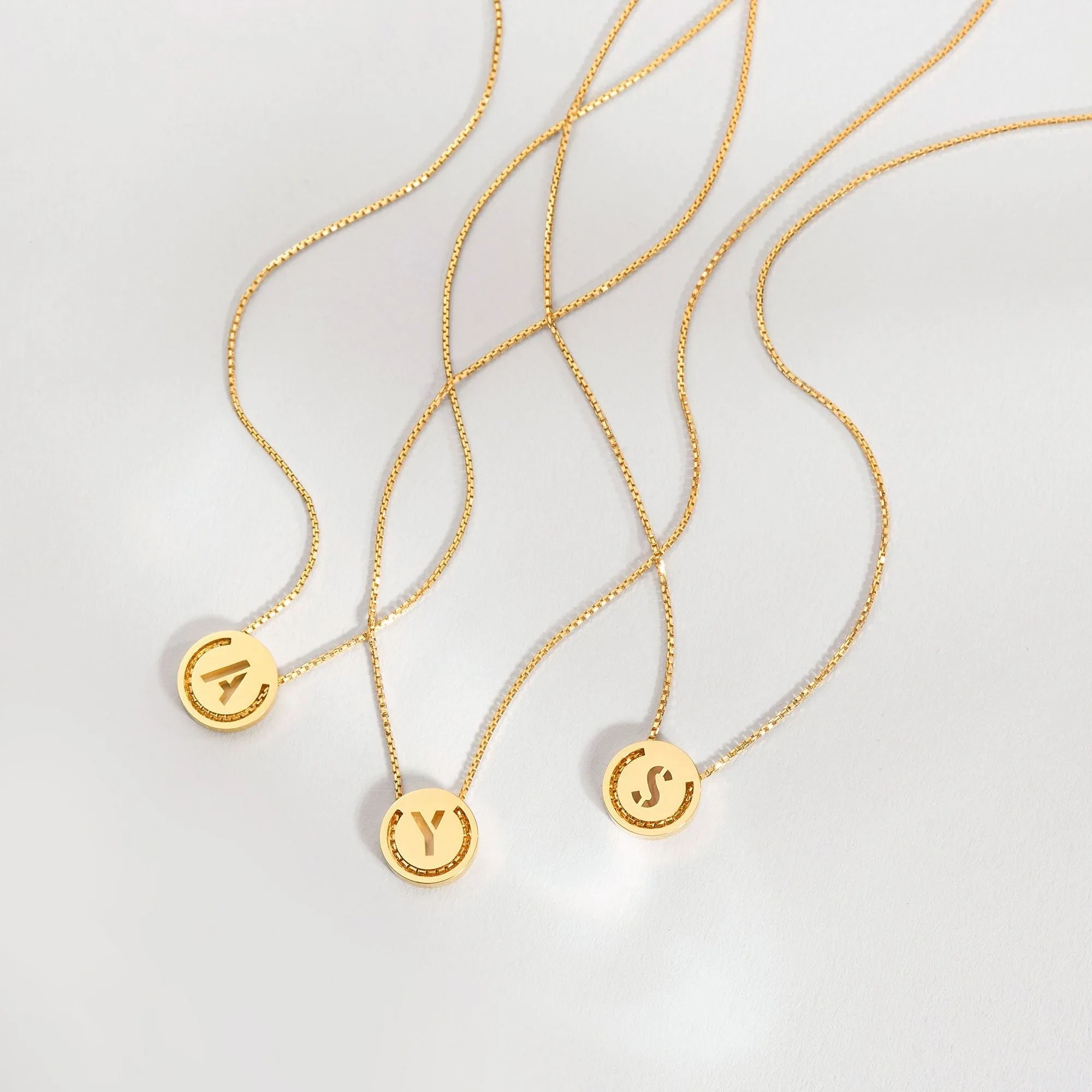 ABC's - Q 18K Gold Plated Necklace