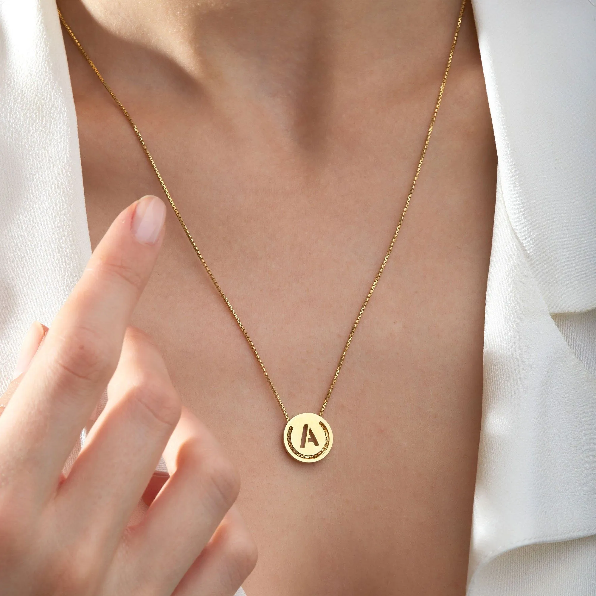 ABC's - Q 18K Gold Plated Necklace