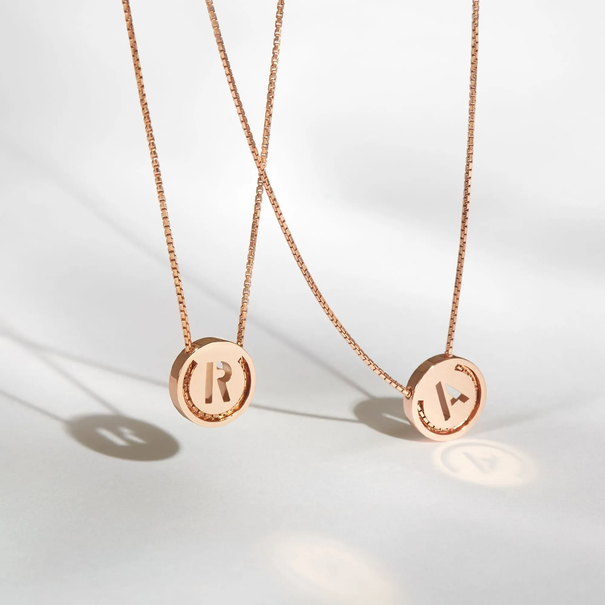 ABC's - V 18K Gold Plated Necklace