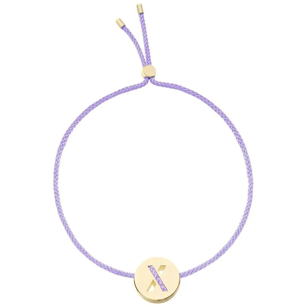 ABC's - X 18K Gold Plated Bracelet