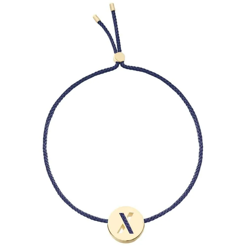 ABC's - X 18K Gold Plated Bracelet