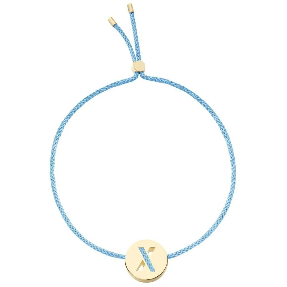 ABC's - X 18K Gold Plated Bracelet