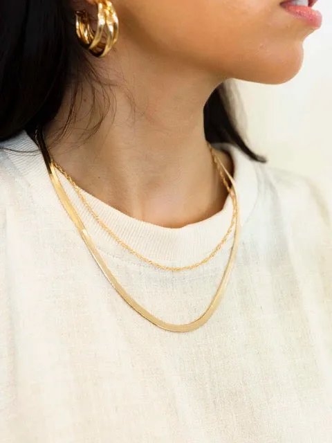 Adelia Gold Necklace