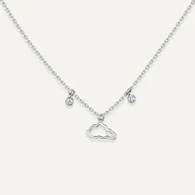 Allusia Love One 18K Whitegold Necklace w. Diamonds