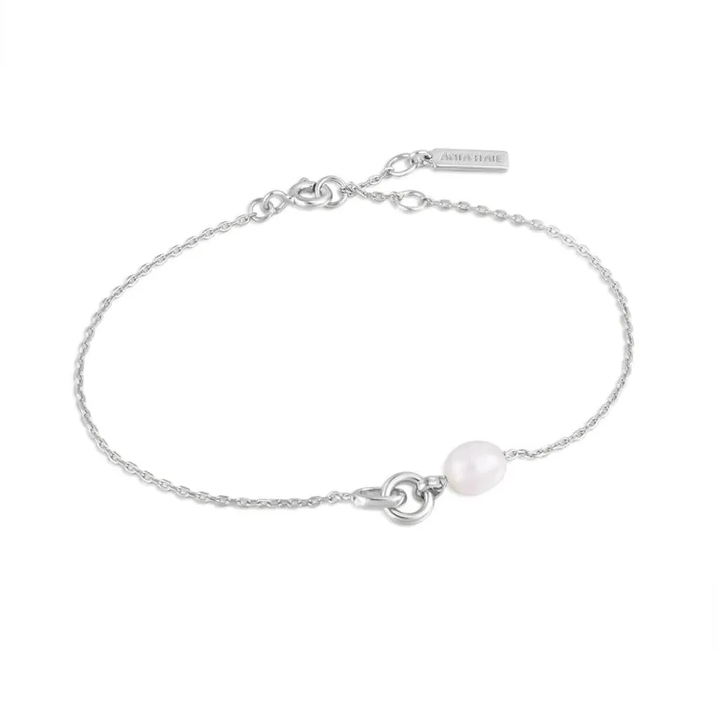 Ania Haie Pearl Link Chain Bracelet