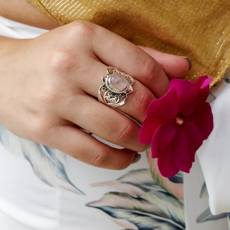 Arlee Rose Quartz Boho Ring