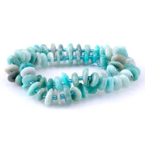 Brazilian Amazonite 5x8mm Chip - 15-16 Inch