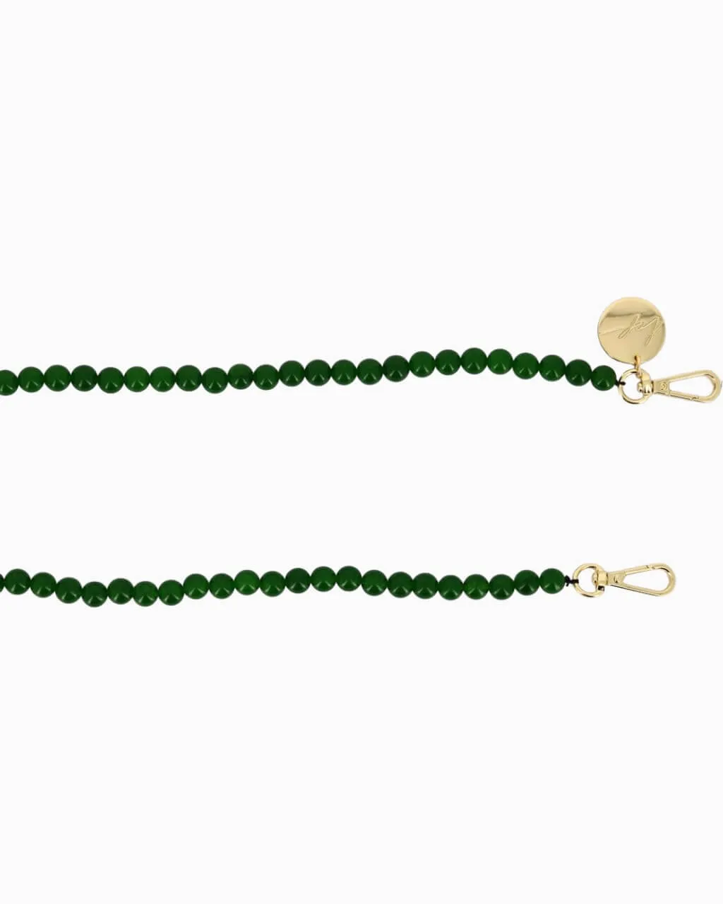 CARLA Phone Chain | Green Chalcedony