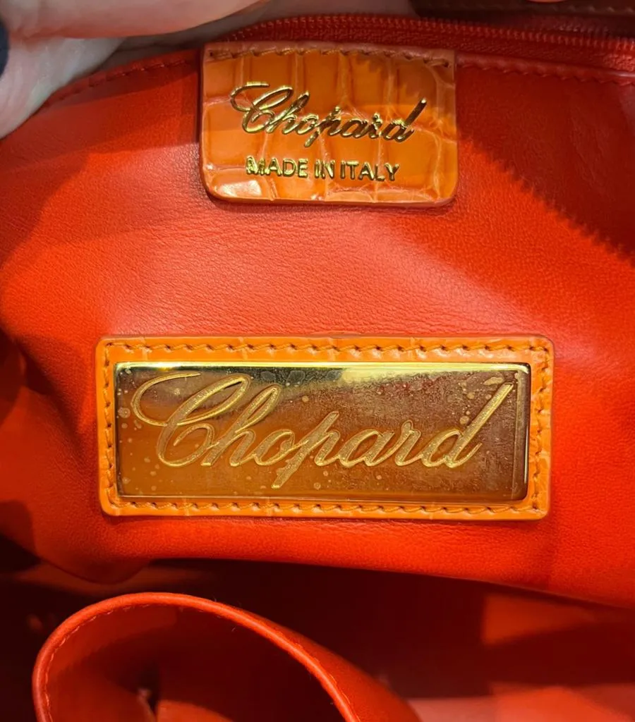 Chopard Crocodile Skin Carolina Bag