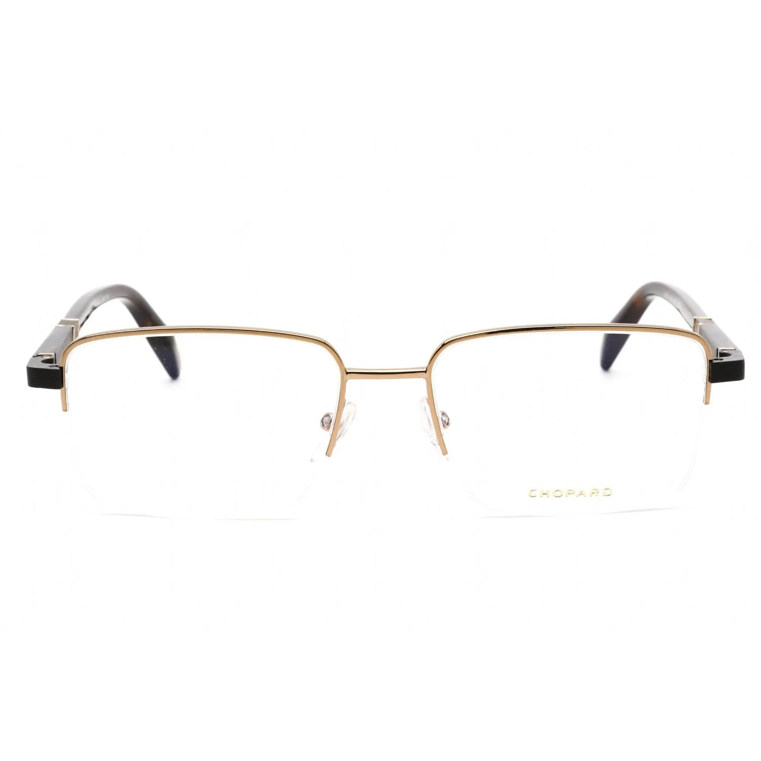 Chopard VCHF55 Eyeglasses Shiny Grey Gold / Clear Lens