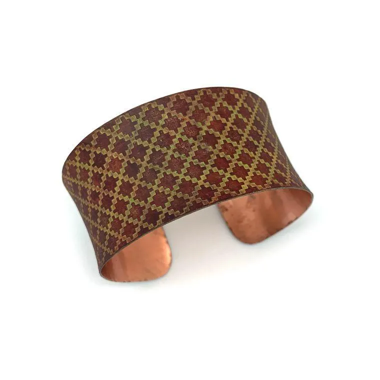 Cute Copper Cuff in Chartreuse