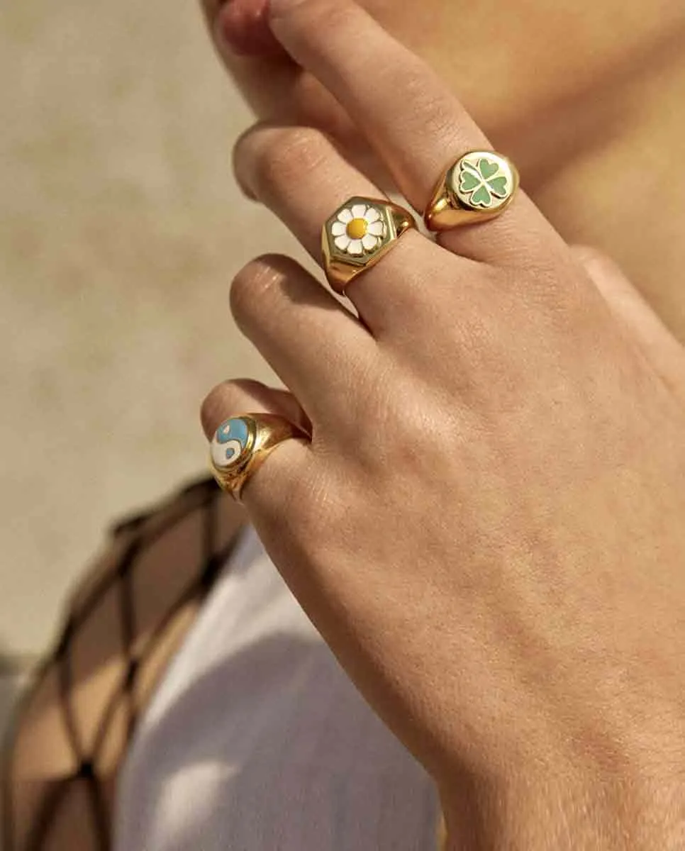 Daisy ring gold