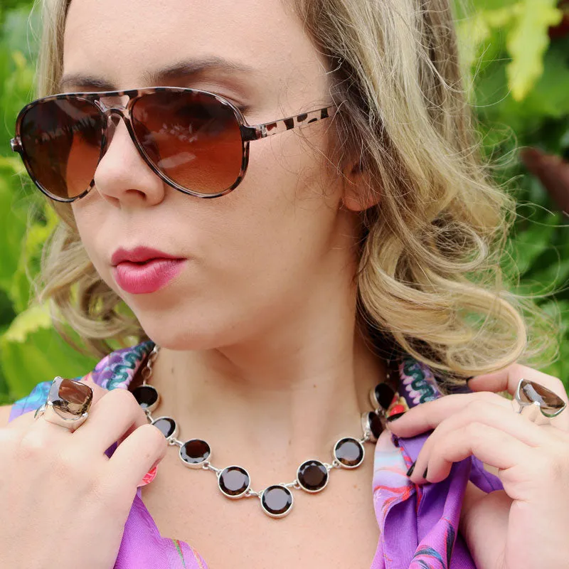 Devi Smoky Quartz Gemstone Necklace