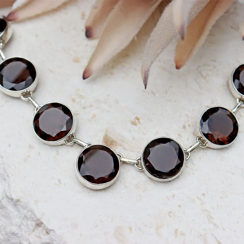 Devi Smoky Quartz Gemstone Necklace