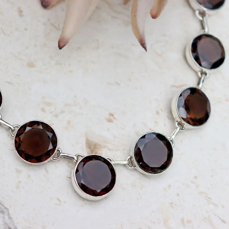 Devi Smoky Quartz Gemstone Necklace