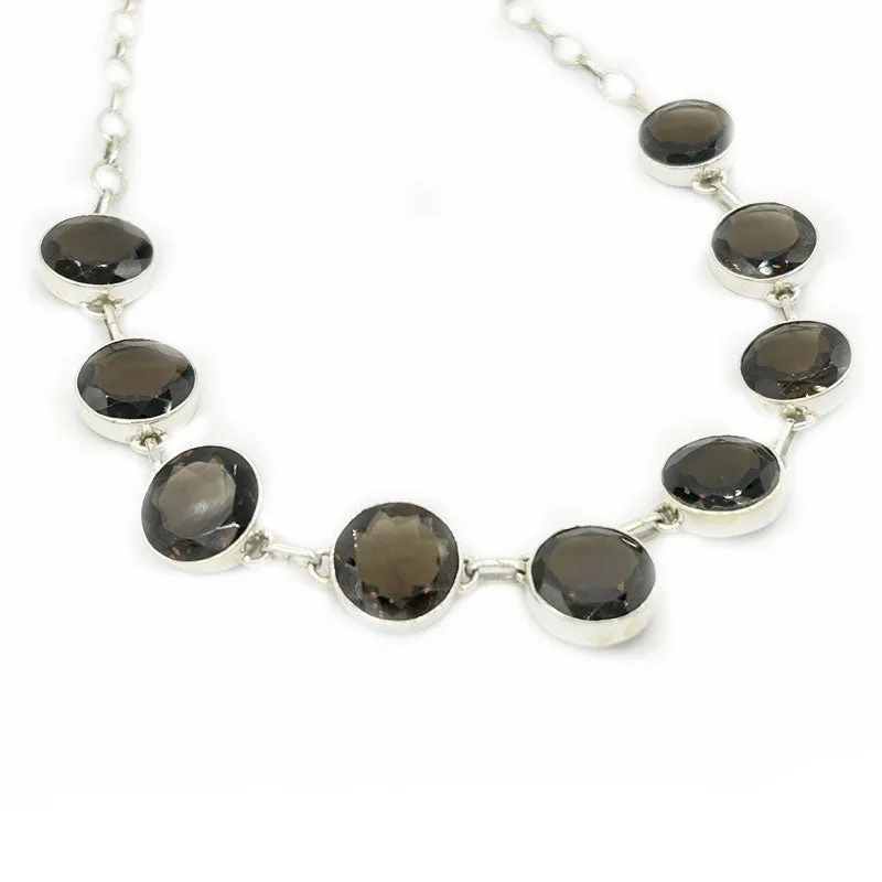 Devi Smoky Quartz Gemstone Necklace