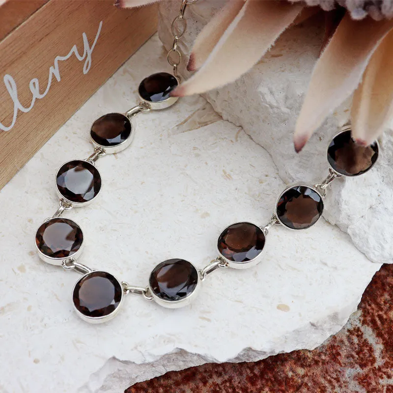 Devi Smoky Quartz Gemstone Necklace