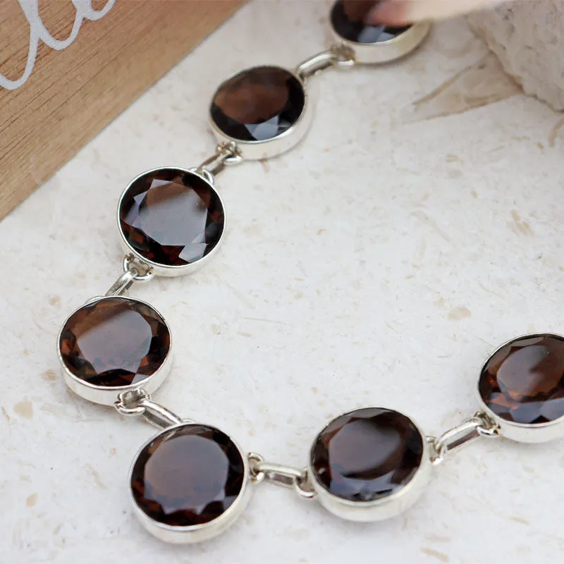 Devi Smoky Quartz Gemstone Necklace