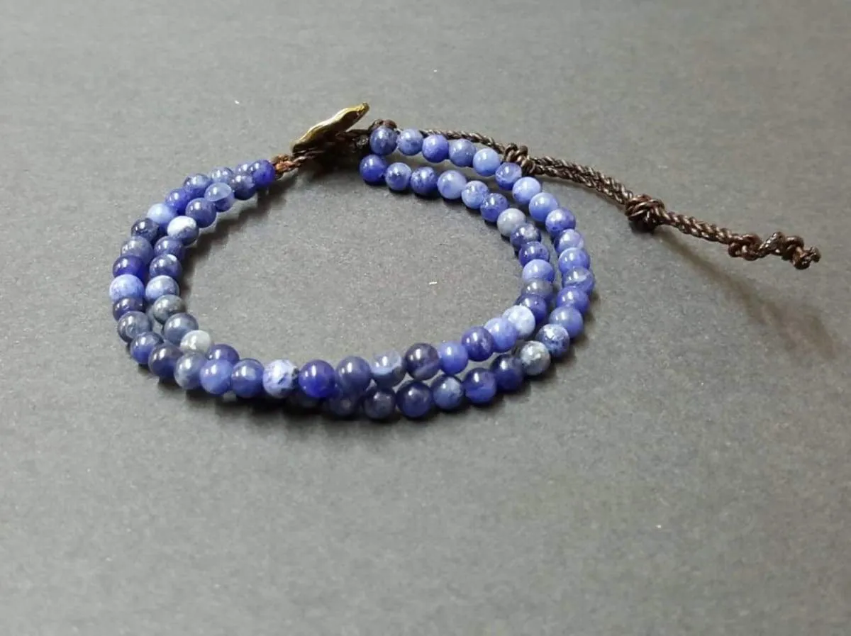 Double Chain Sodalite Bracelet