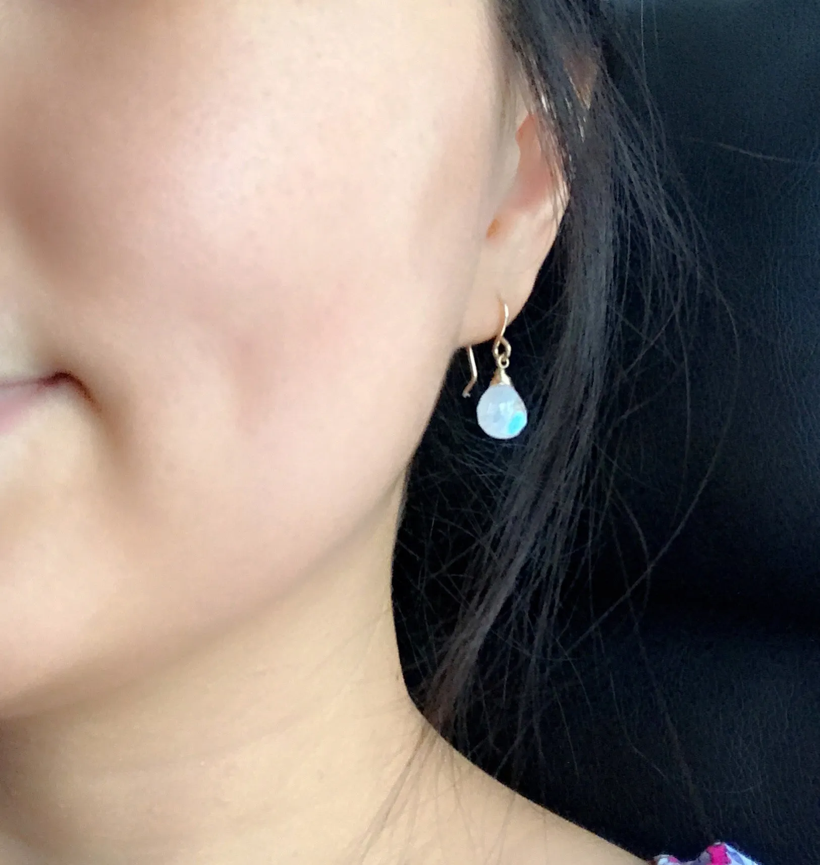 Earrings Kala - Moonstone (E262)