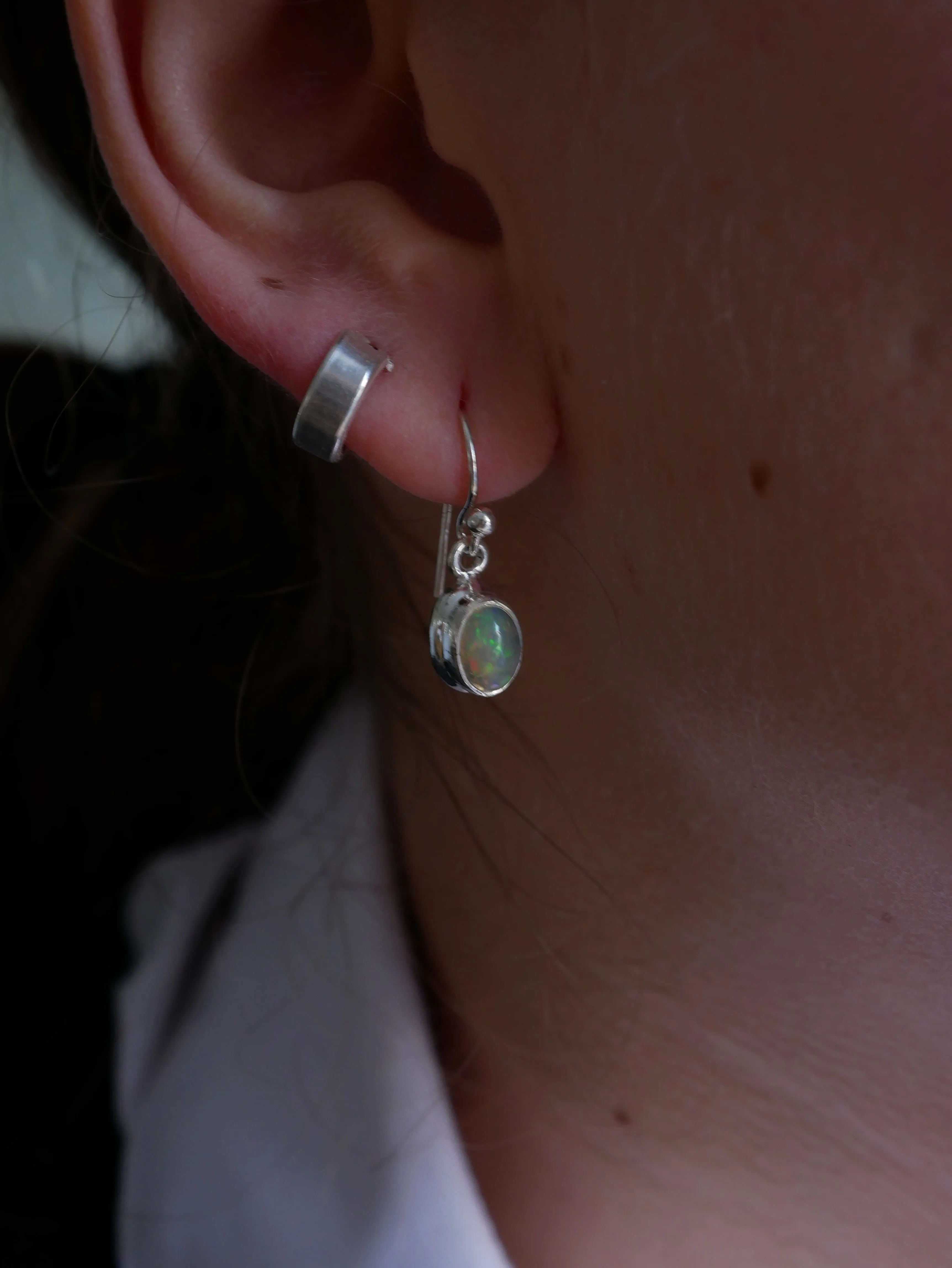 Ethiopian Opal Akoni Earrings