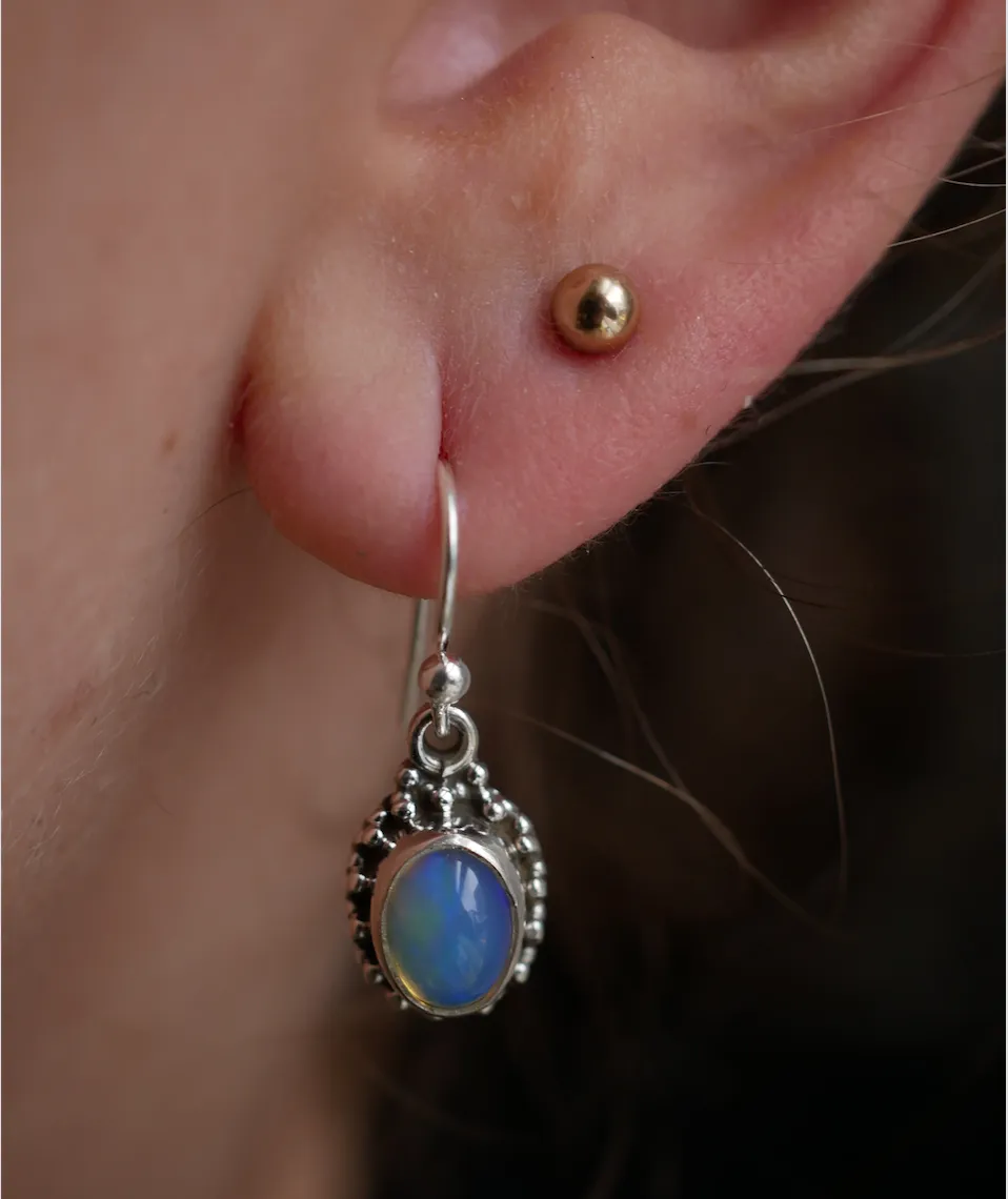 Ethiopian Opal Zoya Earrings