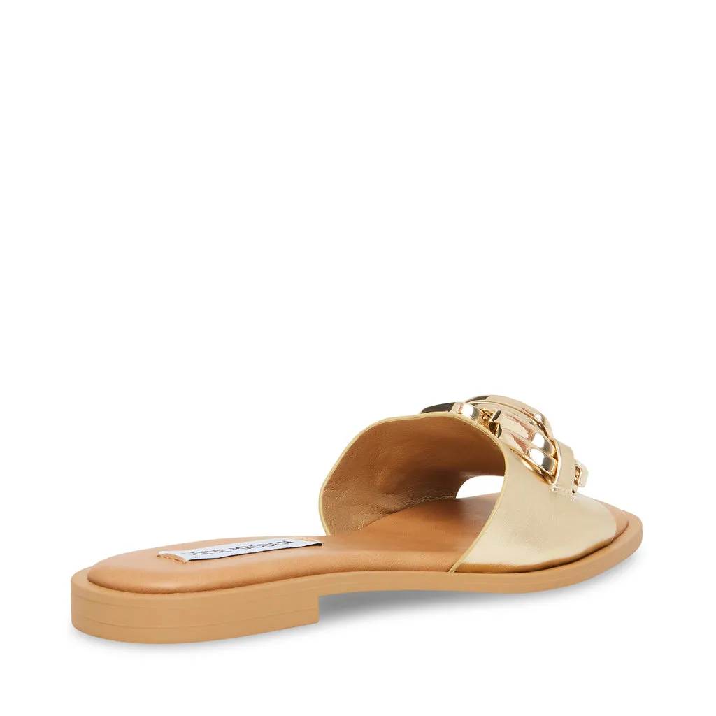 Gene Sandal GOLD LEATHER