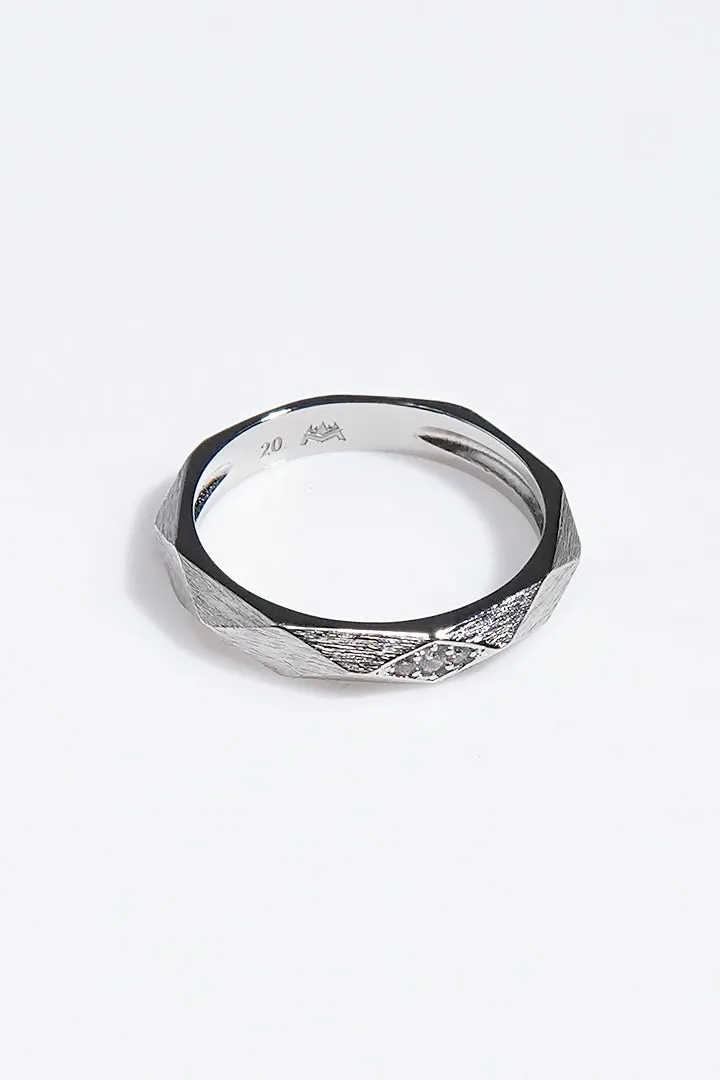 Geometric Ring - Silver