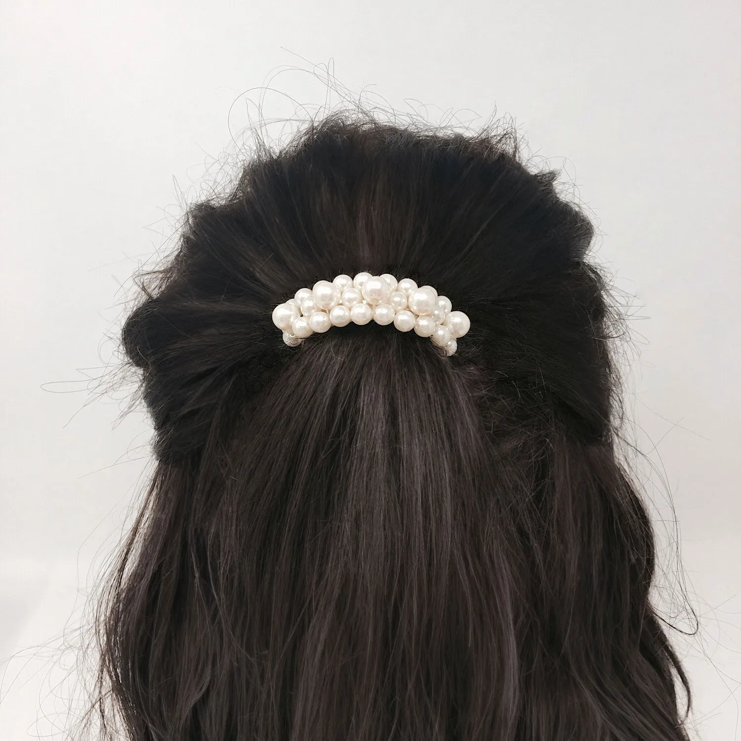 GERVAIS cream pearl barrette