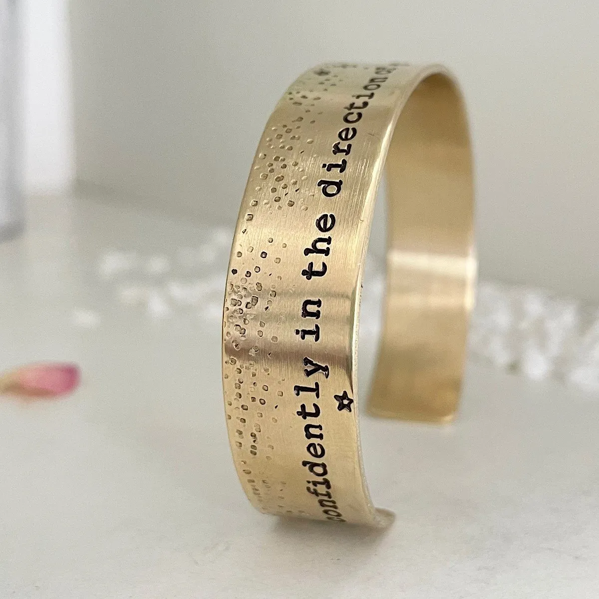 Go Confidently Graduation Cuff