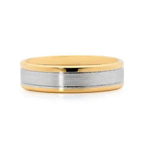 Gold mens ring