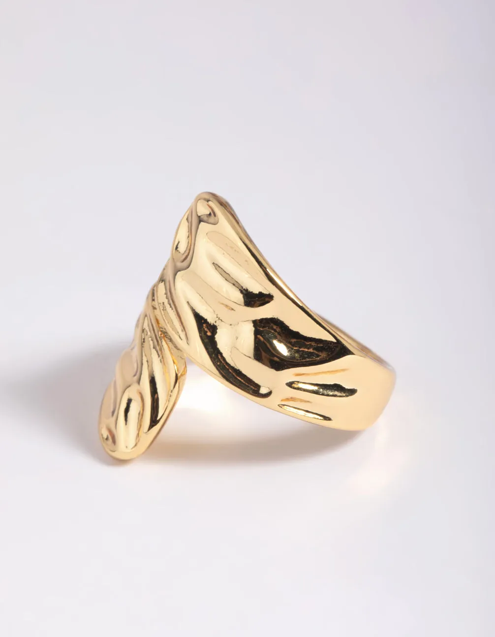 Gold Molten Wrap Ring