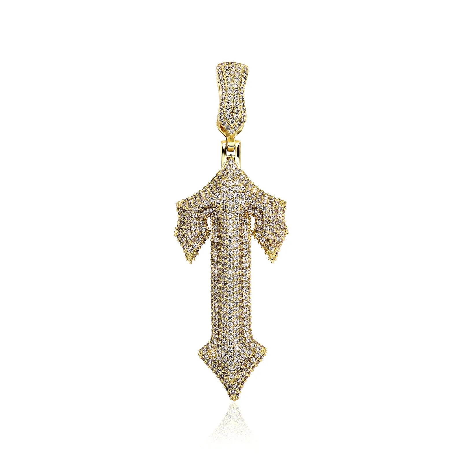 Hip Hop New Style Zircon Cross Pendant