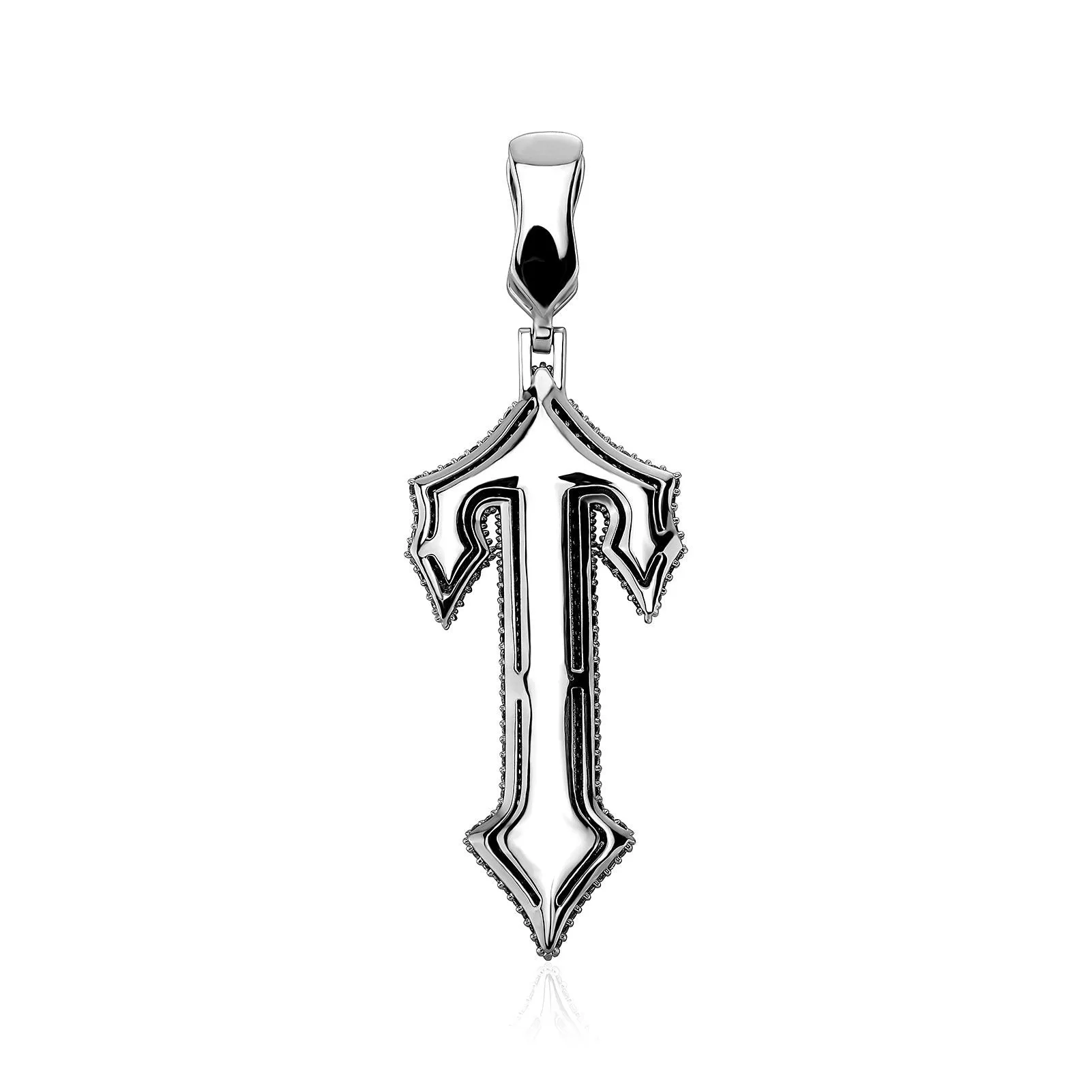 Hip Hop New Style Zircon Cross Pendant