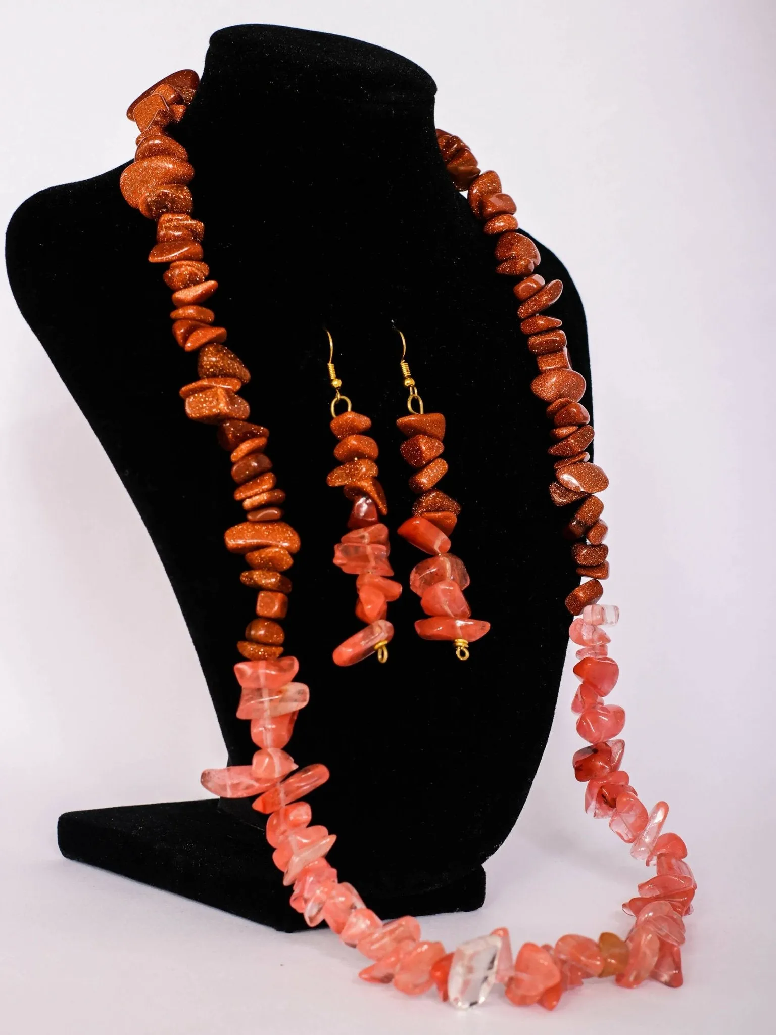 Klewisia Closet Ceramic Necklace Beads Jewellery - Pink