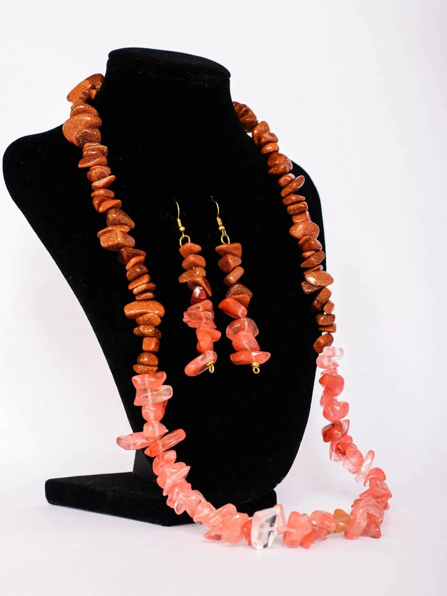 Klewisia Closet Ceramic Necklace Beads Jewellery - Pink