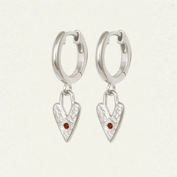 Lover Earrings - Silver