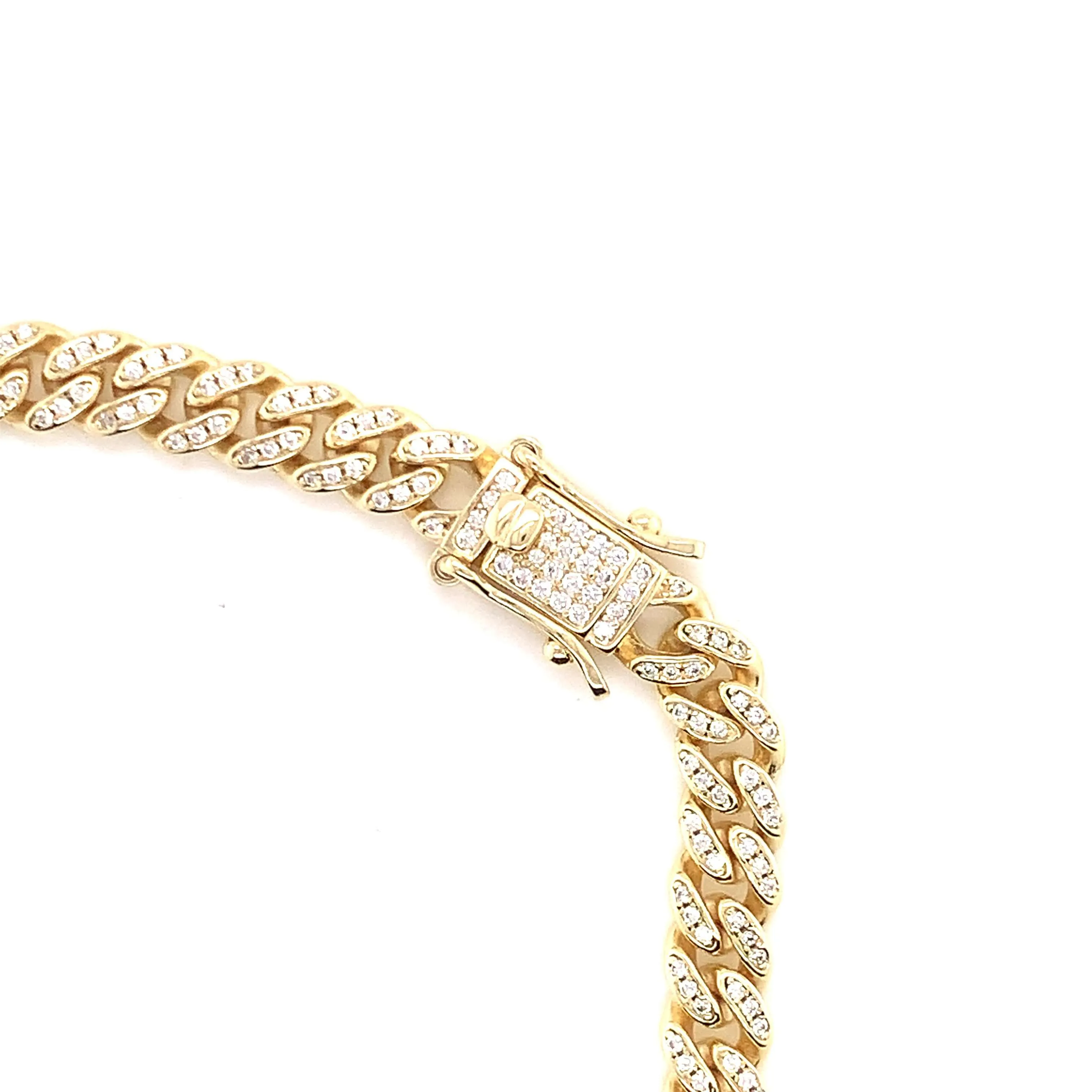 Miami Cuban Micro Pave Bracelet