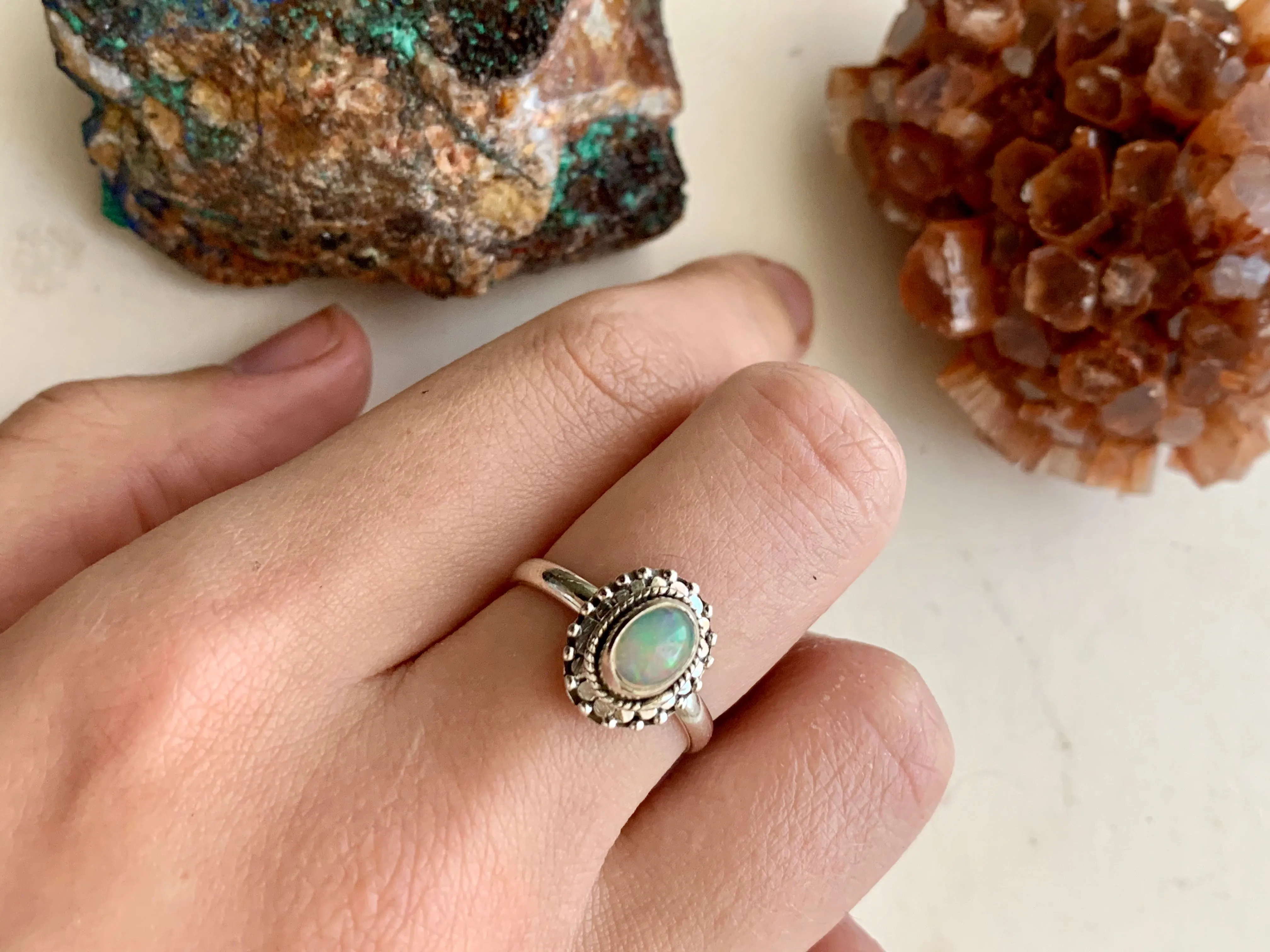 Opal Lia Ring (US 8 & 9)