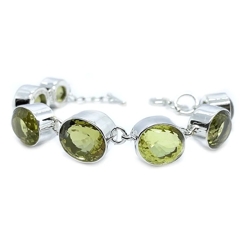 Peela Large Lemon Quartz Bracelet