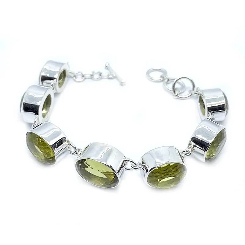 Peela Large Lemon Quartz Bracelet