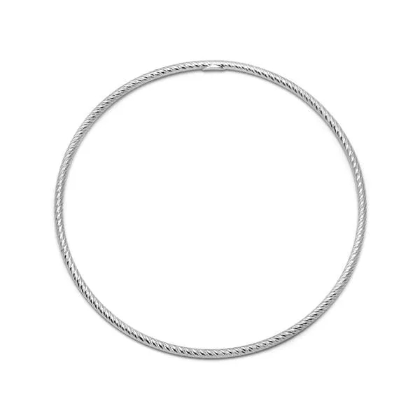 Sparkly Diamond-Cut Bangle