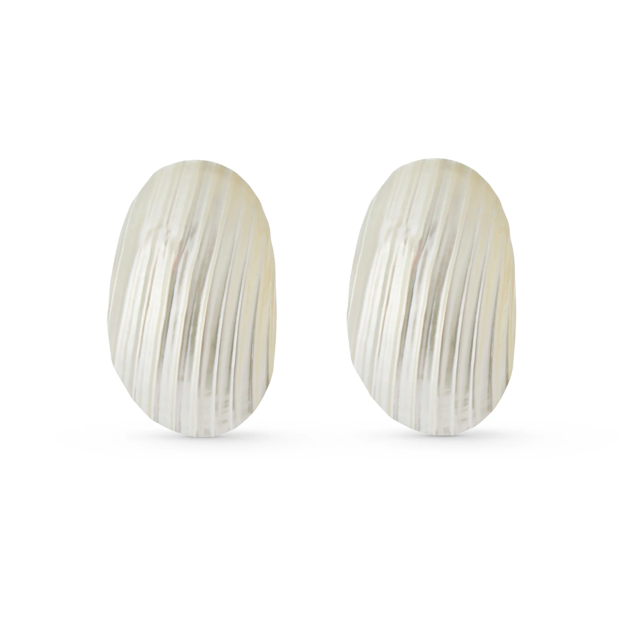 Statement Mother Of Pearl Shell Earrings