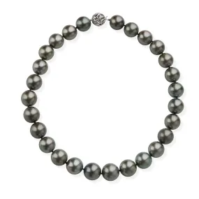 Tahitian Natural Color Cultured South Sea Pearl Necklace