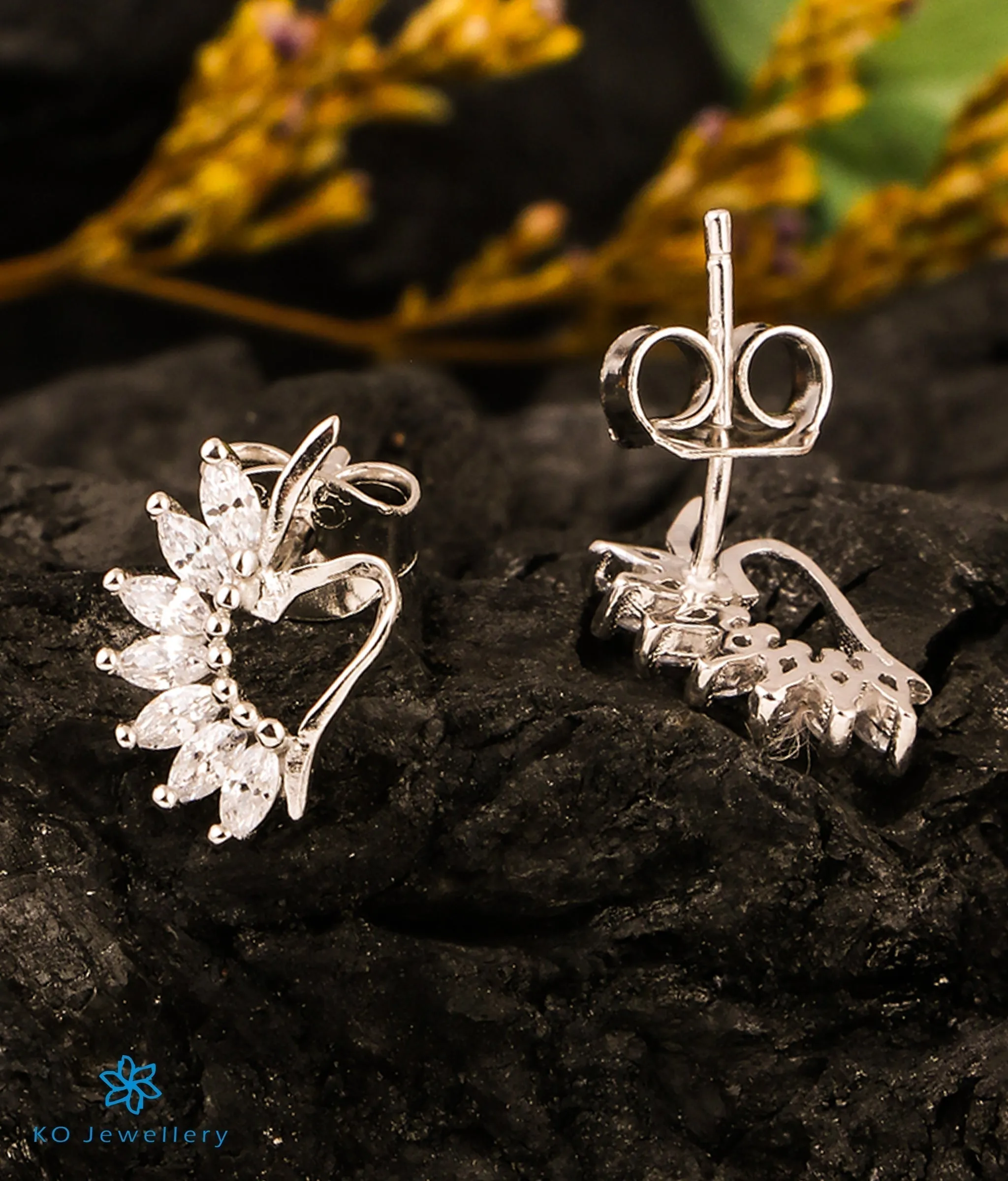 The Gloriana Silver Earrings