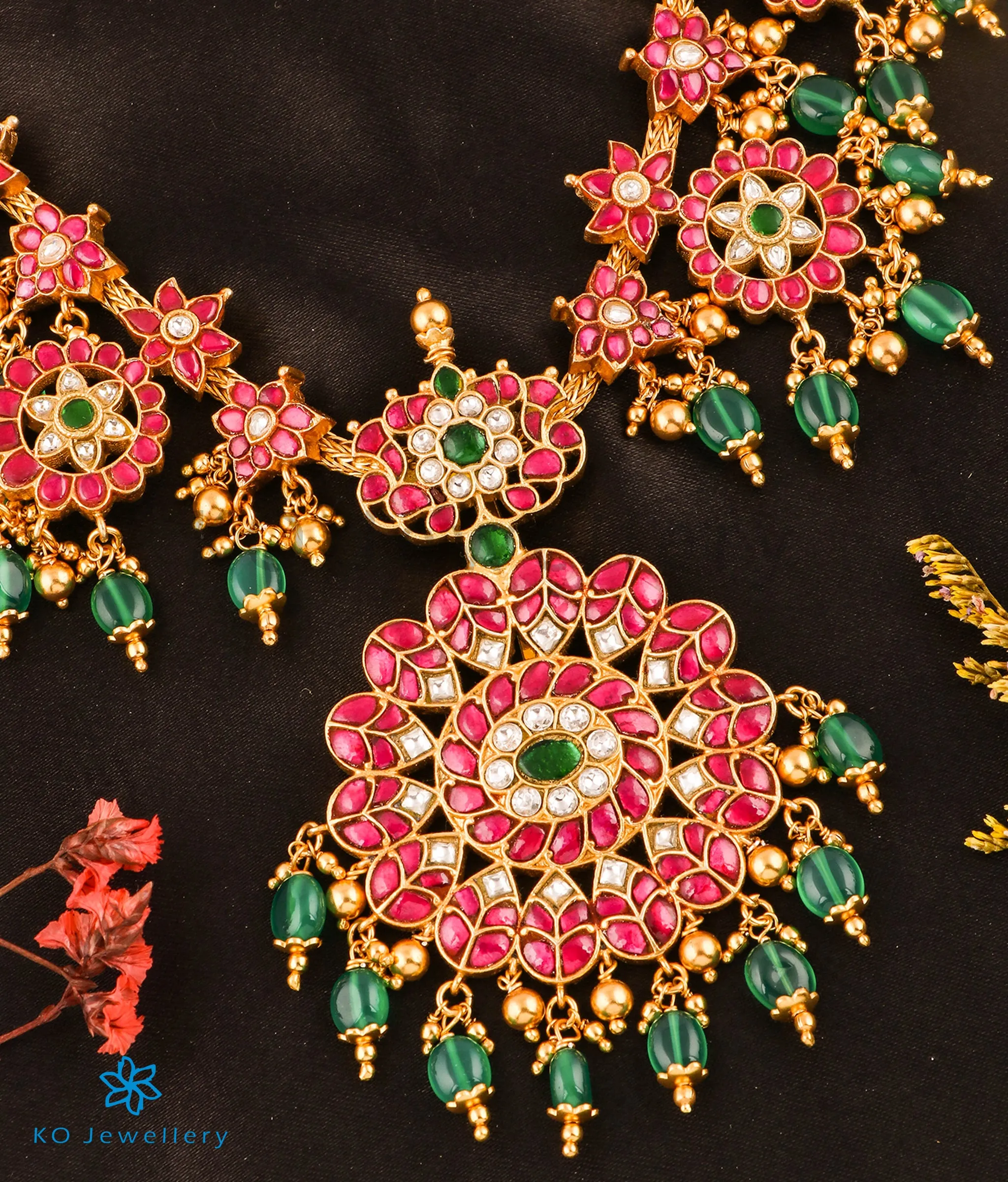 The Roya Silver Kundan-Jadau Necklace