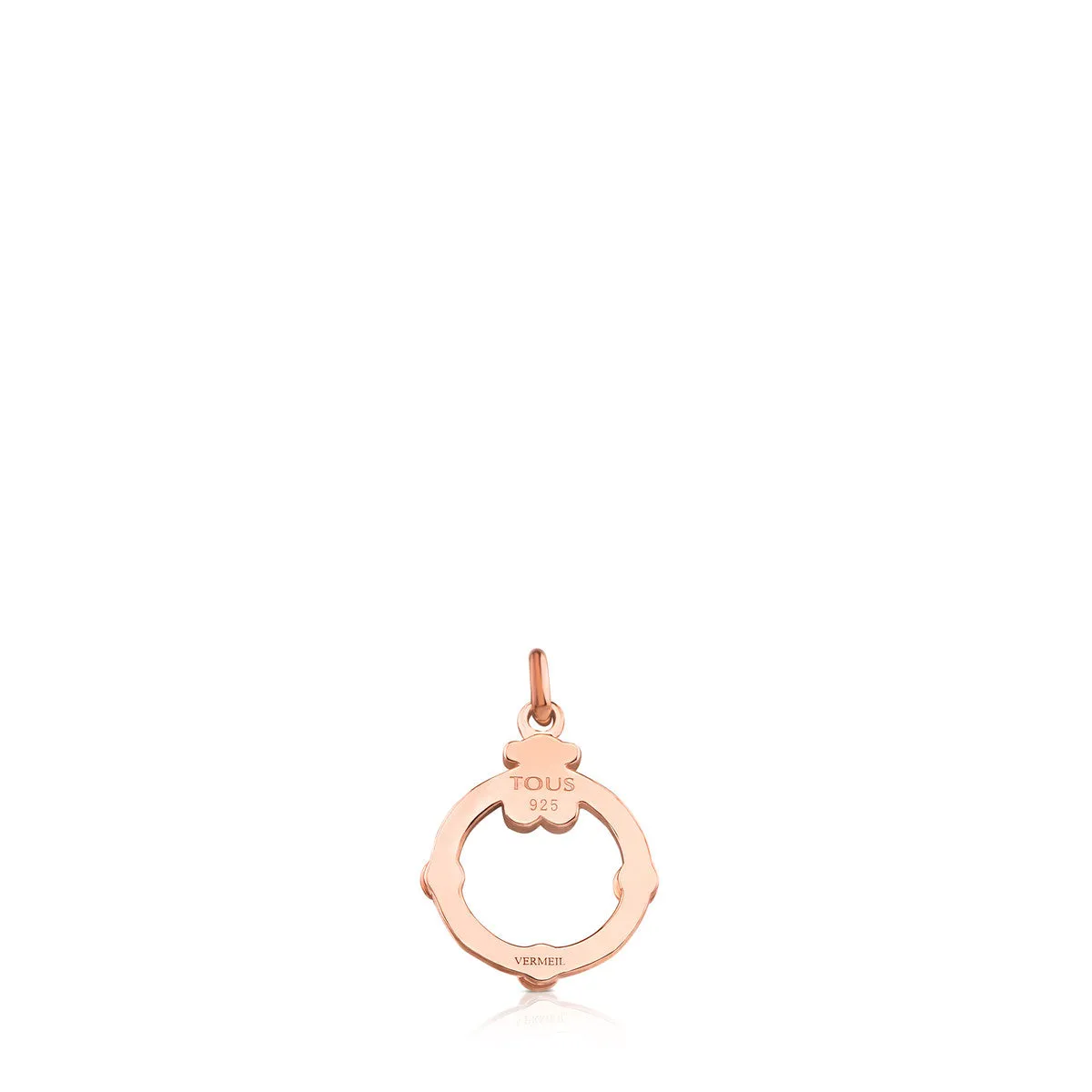 Tous Small Rose Vermeil Silver Super Power Pendant with Gemstones 812404520